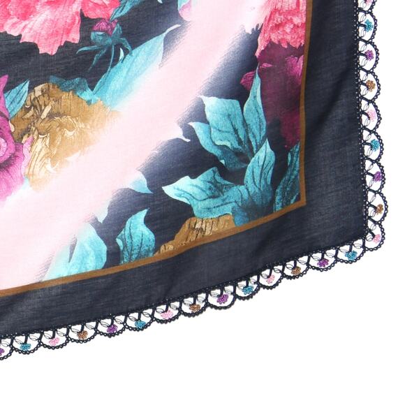 Tulbent Scarf Handmade Crochet Detailing NWOT - Picture 6 of 9